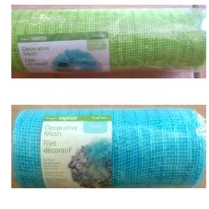 2 New rolls FloraCraft® Decorative Mesh